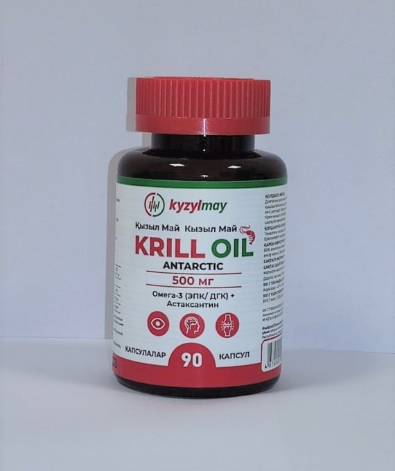 «Кызыл май KRILL OIL ANTARCTIC капсулалар 500мг №90»