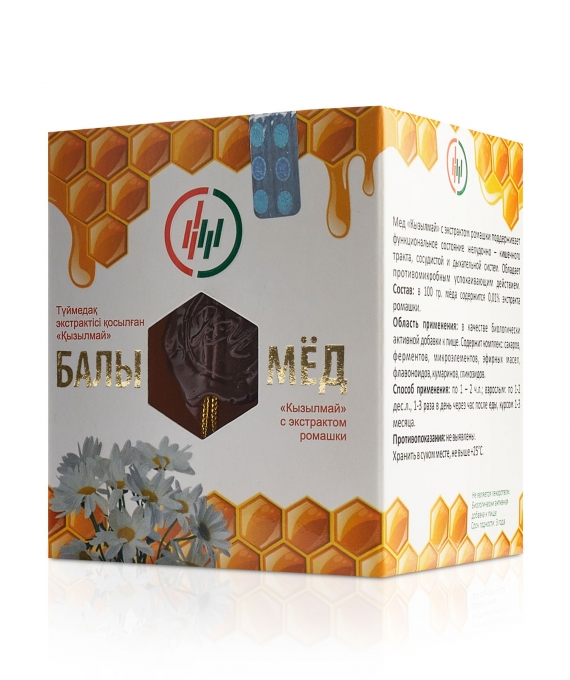 Мёд «Кызылмай» с экстрактом ромашки