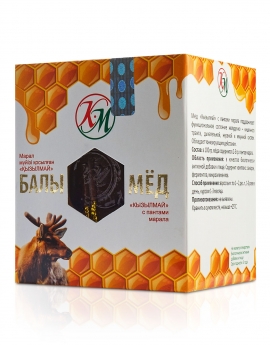 Мёд «Кызылмай» с пантами марала